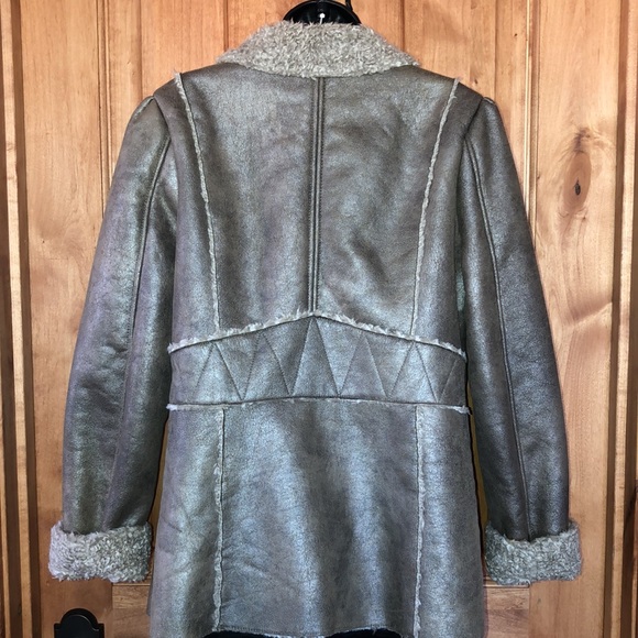 Ranchers Coat in Faux Suede & Sherpa Fleece - Picture 6 of 13